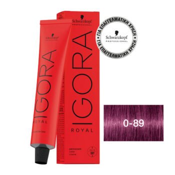 IGORA ROYAL 0-89 Κόκκινο Βιολέ Μίξτον 60 ml