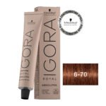 IGORA ROYAL Absolutes 6-70 Ξανθό Σκούρο Χάλκινο Φυσικό 60 ml