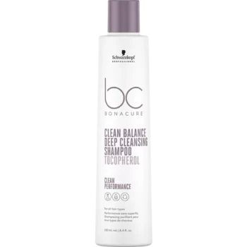 bc Bonacure Clean Balance Deep Cleansing Shampoo 250ml